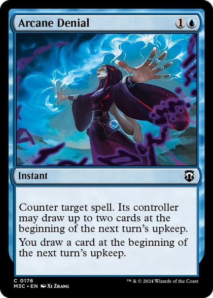 Arcane Denial (Ripple Foil), Commander: Modern Horizons 3 176