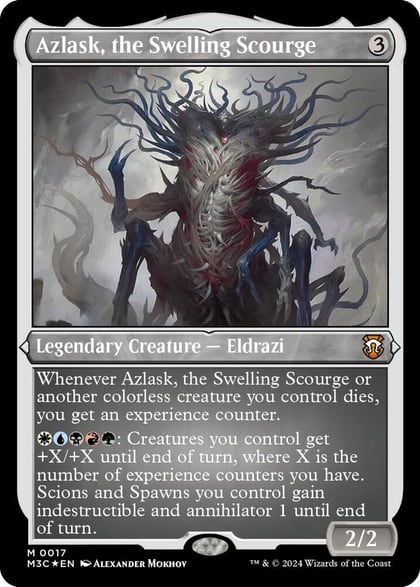 Azlask, the Swelling Scourge (Foil Etched), Commander: Modern Horizons 3 17