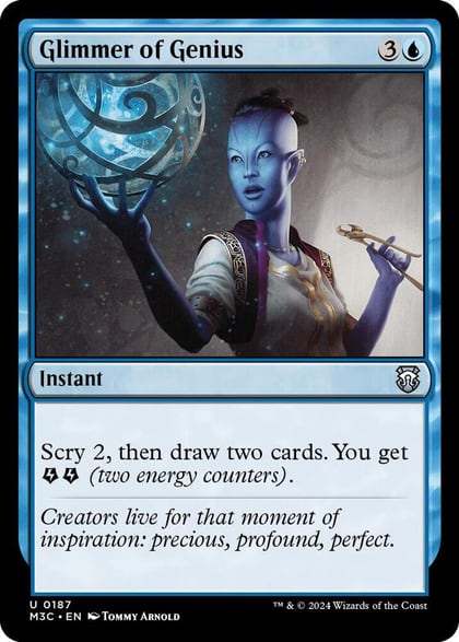 Glimmer of Genius, Commander: Modern Horizons 3 187