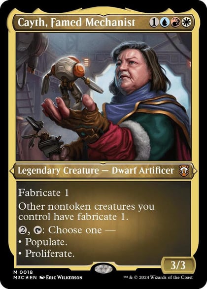 Cayth, Famed Mechanist (Foil Etched), Commander: Modern Horizons 3 18