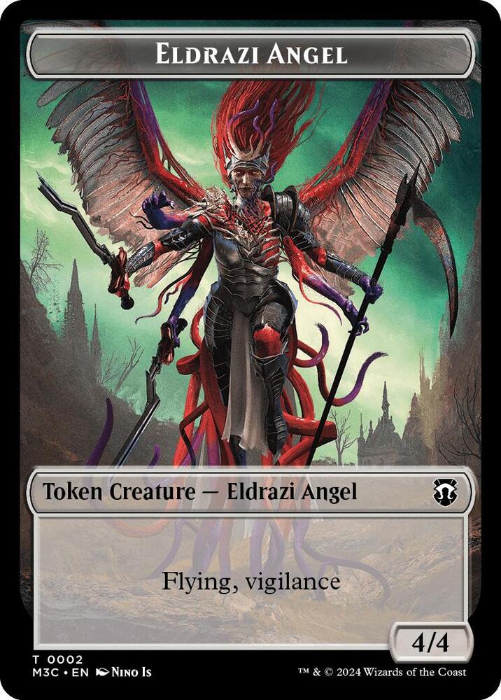 Eldrazi Angel // Copy Double-Sided Token, Commander: Modern Horizons 3 2 // 1