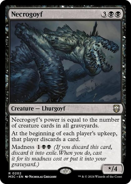 Necrogoyf (Ripple Foil), Commander: Modern Horizons 3 202
