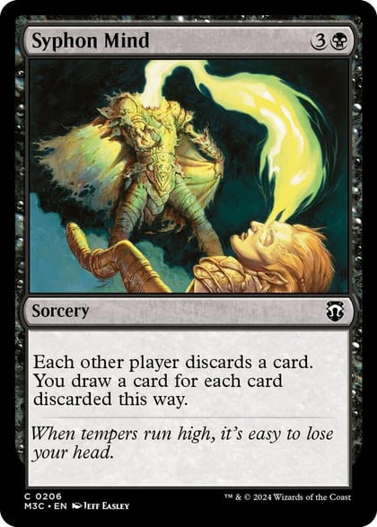 Syphon Mind (Ripple Foil), Commander: Modern Horizons 3 206