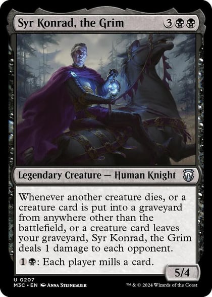 Syr Konrad, the Grim, Commander: Modern Horizons 3 207
