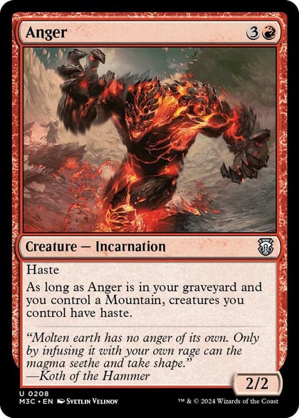 Anger, Commander: Modern Horizons 3 208