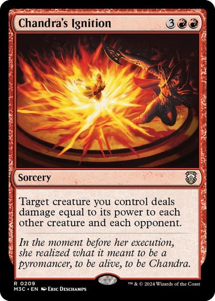 Chandra's Ignition (Ripple Foil), Commander: Modern Horizons 3 209