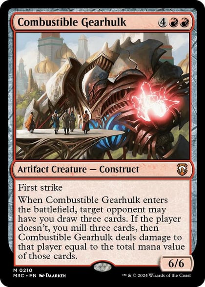 Combustible Gearhulk, Commander: Modern Horizons 3 210
