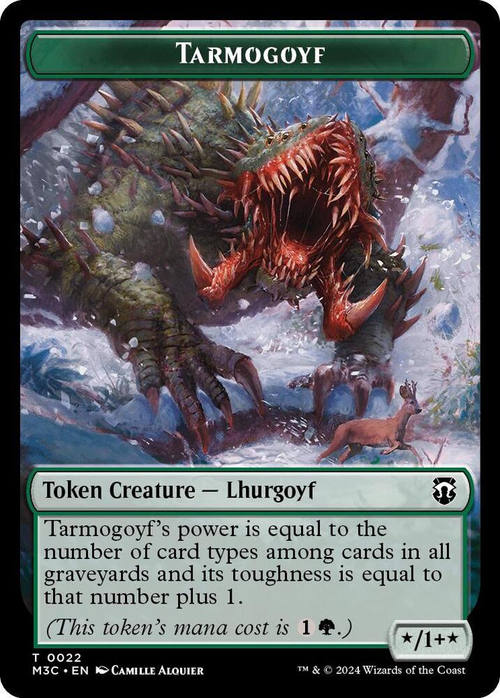 Tarmogoyf // Goblin Double-Sided Token, Commander: Modern Horizons 3 22 // 13