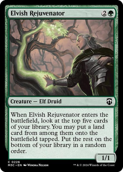 Elvish Rejuvenator (Ripple Foil), Commander: Modern Horizons 3 226