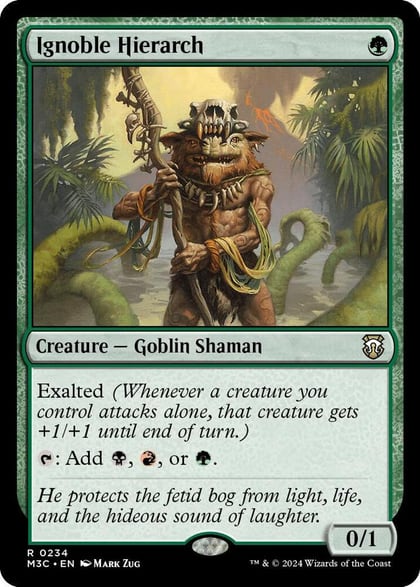 Ignoble Hierarch, Commander: Modern Horizons 3 234