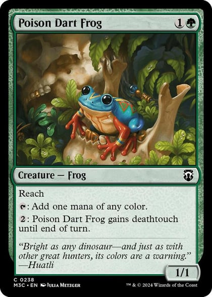 Poison Dart Frog (Ripple Foil), Commander: Modern Horizons 3 238