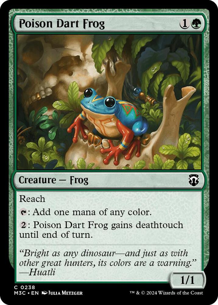 Poison Dart Frog, Commander: Modern Horizons 3 238