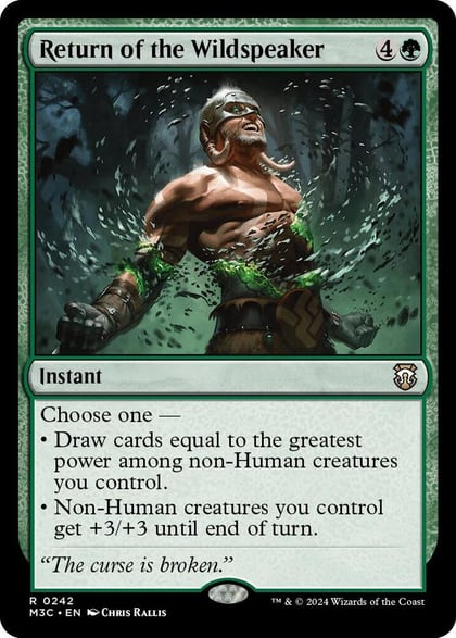 Return of the Wildspeaker (Ripple Foil), Commander: Modern Horizons 3 242