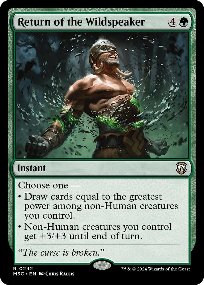 Return of the Wildspeaker, Commander: Modern Horizons 3 242