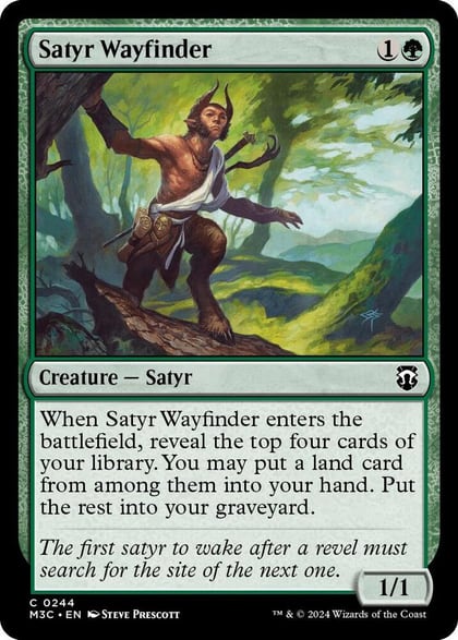 Satyr Wayfinder, Commander: Modern Horizons 3 244