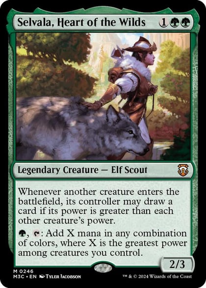 Selvala, Heart of the Wilds (Ripple Foil), Commander: Modern Horizons 3 246