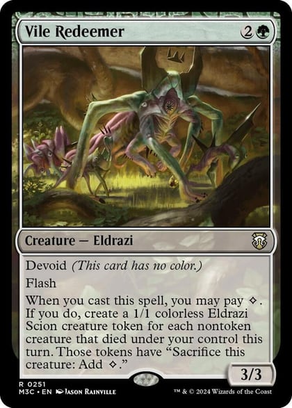 Vile Redeemer (Ripple Foil), Commander: Modern Horizons 3 251