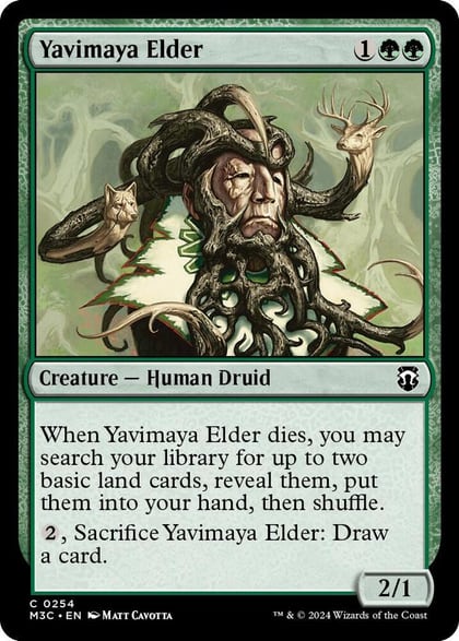 Yavimaya Elder (Ripple Foil), Commander: Modern Horizons 3 254