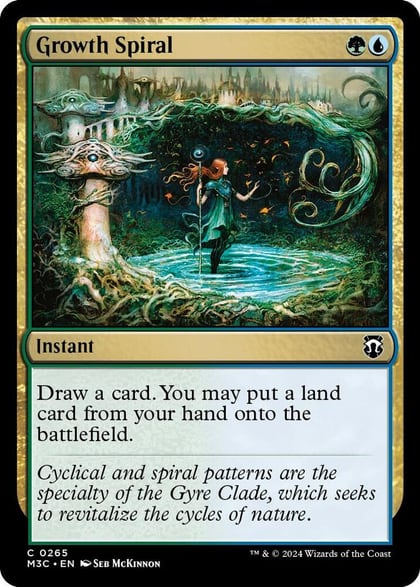 Growth Spiral (Ripple Foil), Commander: Modern Horizons 3 265