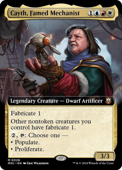 Cayth, Famed Mechanist (Extended Art), Commander: Modern Horizons 3 26
