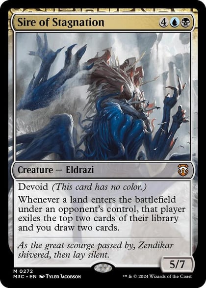 Sire of Stagnation (Ripple Foil), Commander: Modern Horizons 3 272