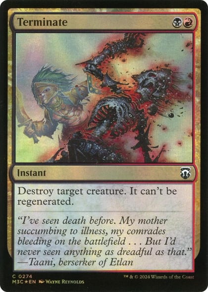 Terminate (Ripple Foil), Commander: Modern Horizons 3 274