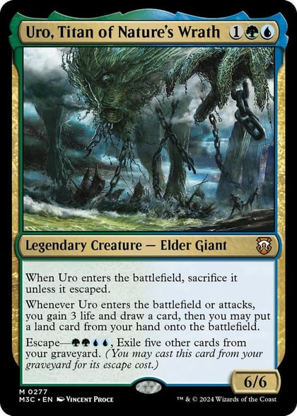 Uro, Titan of Nature's Wrath (Ripple Foil), Commander: Modern Horizons 3 277