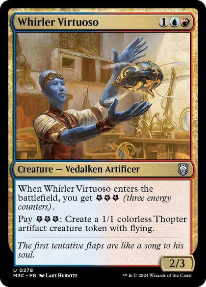 Whirler Virtuoso (Ripple Foil), Commander: Modern Horizons 3 278