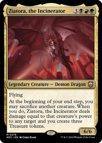 Ziatora, the Incinerator (Ripple Foil), Commander: Modern Horizons 3 279