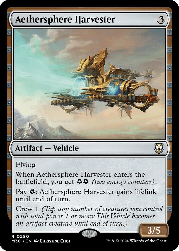Aethersphere Harvester, Commander: Modern Horizons 3 280