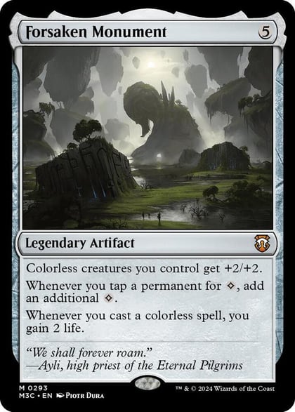 Forsaken Monument (Ripple Foil), Commander: Modern Horizons 3 293