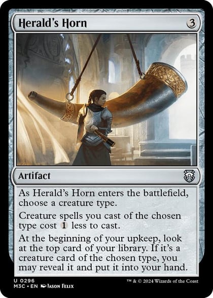 Herald's Horn (Ripple Foil), Commander: Modern Horizons 3 296
