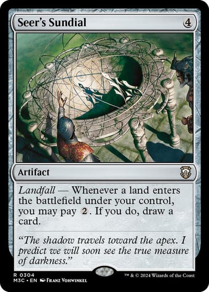 Seer's Sundial (Ripple Foil), Commander: Modern Horizons 3 304