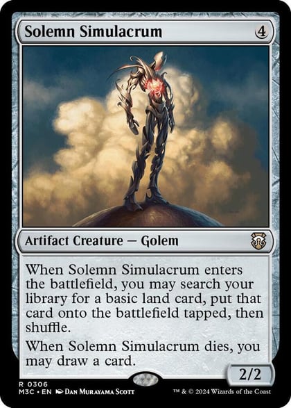 Solemn Simulacrum, Commander: Modern Horizons 3 306