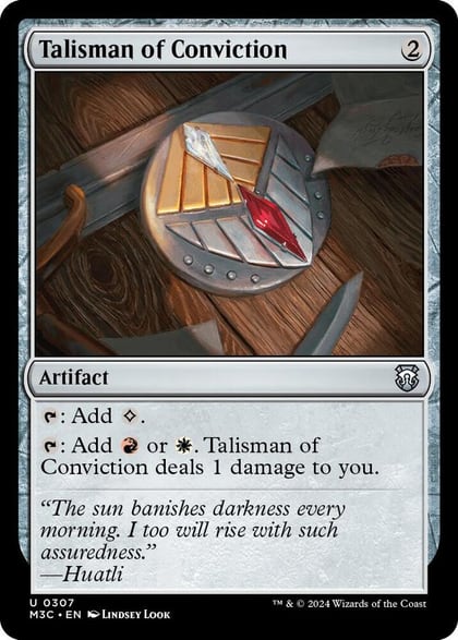 Talisman of Conviction, Commander: Modern Horizons 3 307