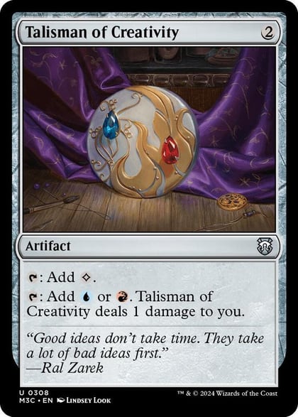 Talisman of Creativity (Ripple Foil), Commander: Modern Horizons 3 308