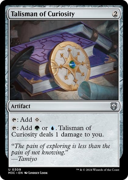 Talisman of Curiosity (Ripple Foil), Commander: Modern Horizons 3 309