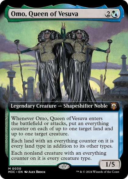 Omo, Queen of Vesuva (Extended Art), Commander: Modern Horizons 3 30