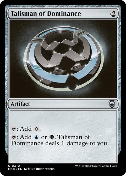 Talisman of Dominance (Ripple Foil), Commander: Modern Horizons 3 310