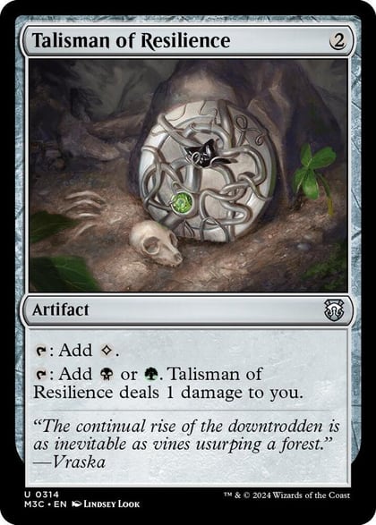 Talisman of Resilience, Commander: Modern Horizons 3 314