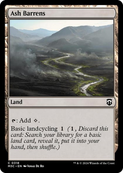 Ash Barrens (Ripple Foil), Commander: Modern Horizons 3 318