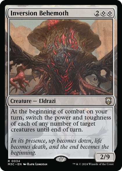 Inversion Behemoth (Ripple Foil), Commander: Modern Horizons 3 34