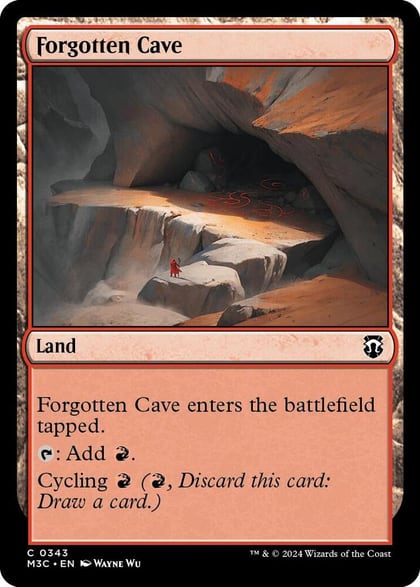 Forgotten Cave, Commander: Modern Horizons 3 343