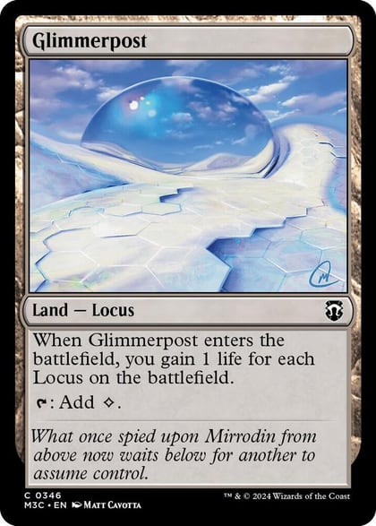 Glimmerpost, Commander: Modern Horizons 3 346
