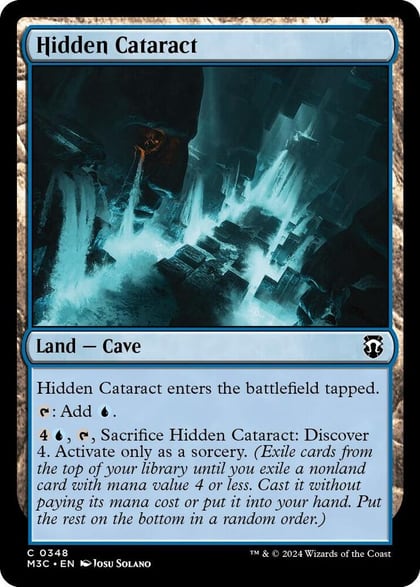 Hidden Cataract (Ripple Foil), Commander: Modern Horizons 3 348