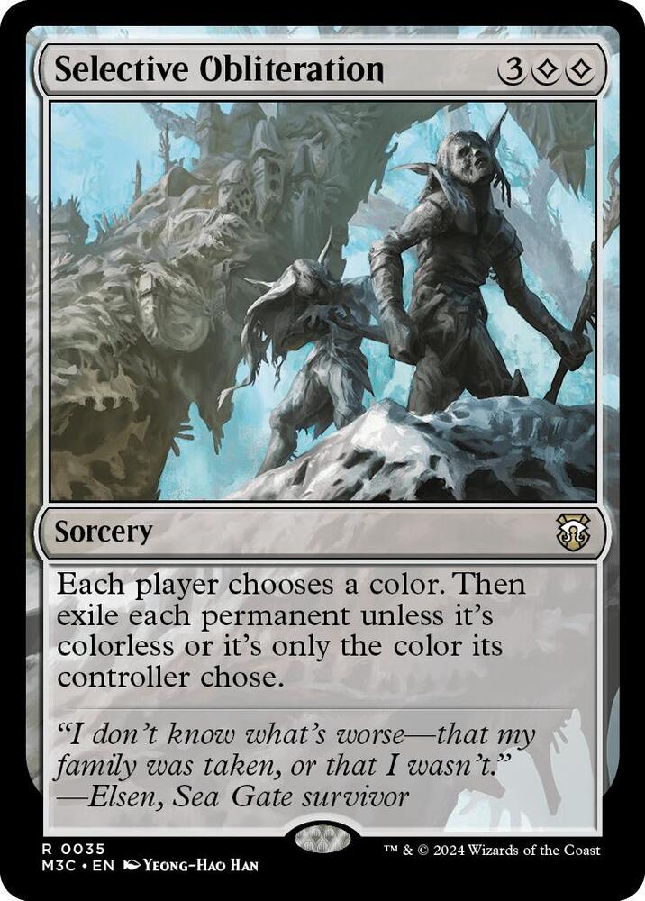 Selective Obliteration (Ripple Foil), Commander: Modern Horizons 3 35