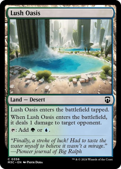 Lush Oasis (Ripple Foil), Commander: Modern Horizons 3 356