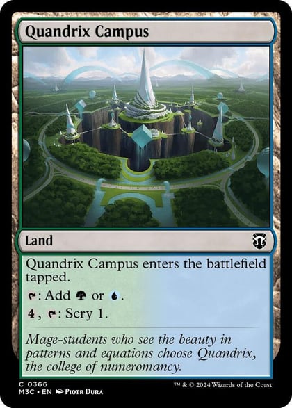 Quandrix Campus, Commander: Modern Horizons 3 366