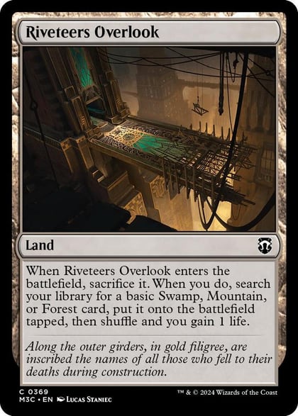 Riveteers Overlook (Ripple Foil), Commander: Modern Horizons 3 369