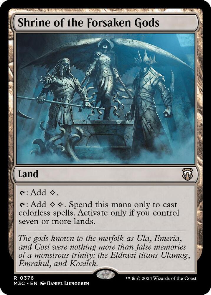 Shrine of the Forsaken Gods, Commander: Modern Horizons 3 376